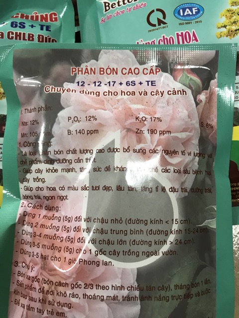 Phân bón NPK 200gram