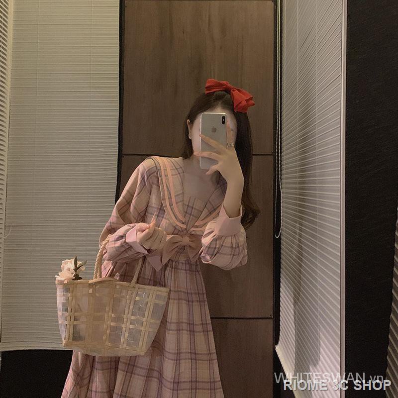 "Free perfume" lovely female doll antique plaid dress | BigBuy360 - bigbuy360.vn