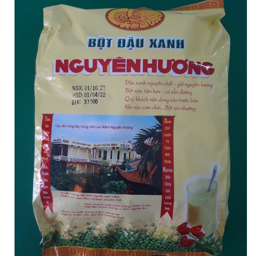 Bột Đậu Xanh Nguyên Hương 480g (12 gói) date: luôn mới