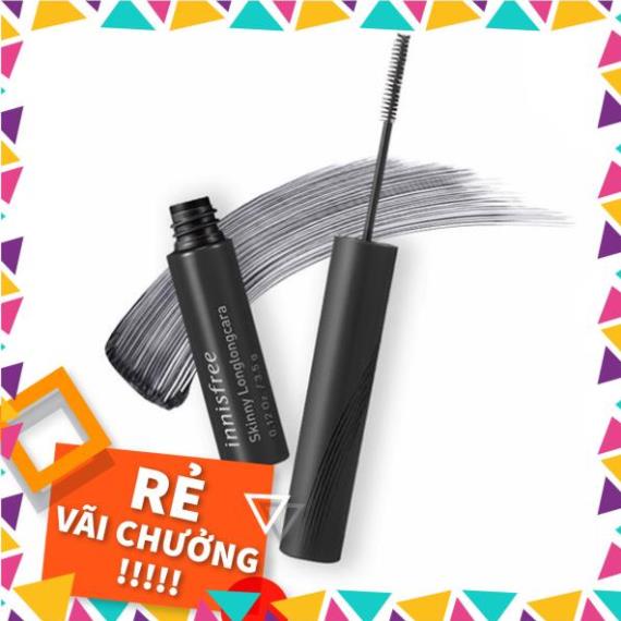 Chuốt mi chống nước, đầu cọ siêu mảnh Mascara Innis.freee Skinny - KOREA