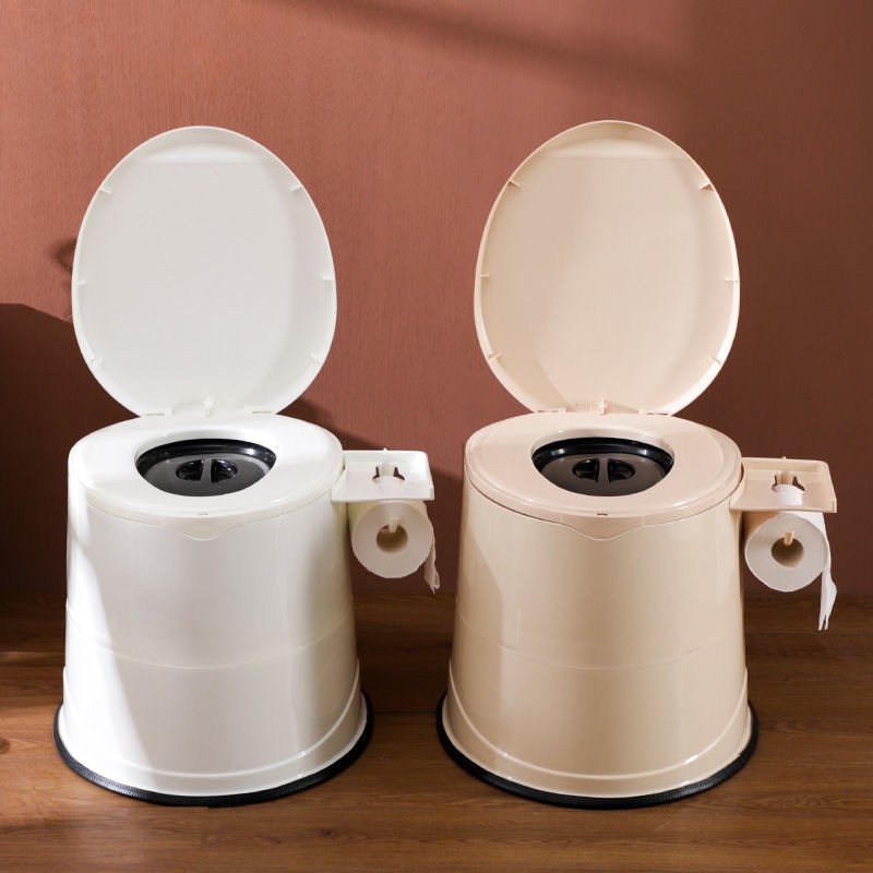 Bồn cầu phụ nữ mang thai, người già ngồi xổm, di động, ghế toilet trong nhà, nhựa, lớn, tiểu