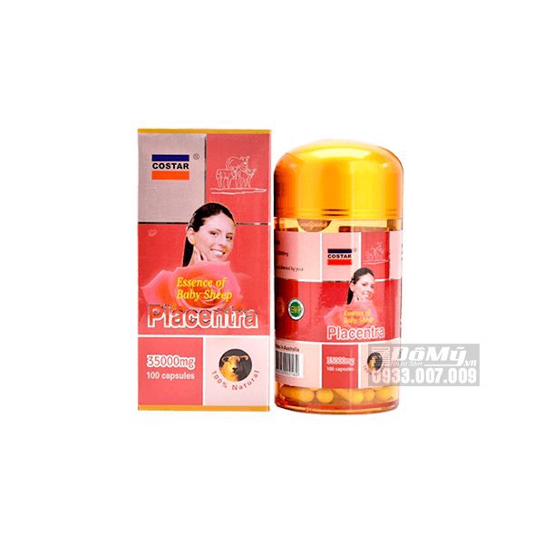 Nhau thai cừu Úc Costar 35000mg - điều hòa nội tiết, giảm nám - tàn nhang