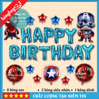 Set Trang Trí Sinh Nhật Bé Trai Siêu Nhân Anh Hùng, ComBo Bóng Bay Rẻ Đẹp Trang Trí Tiệc Thôi Nôi Đầy Tháng 🎁HỘP QUÀ🎁