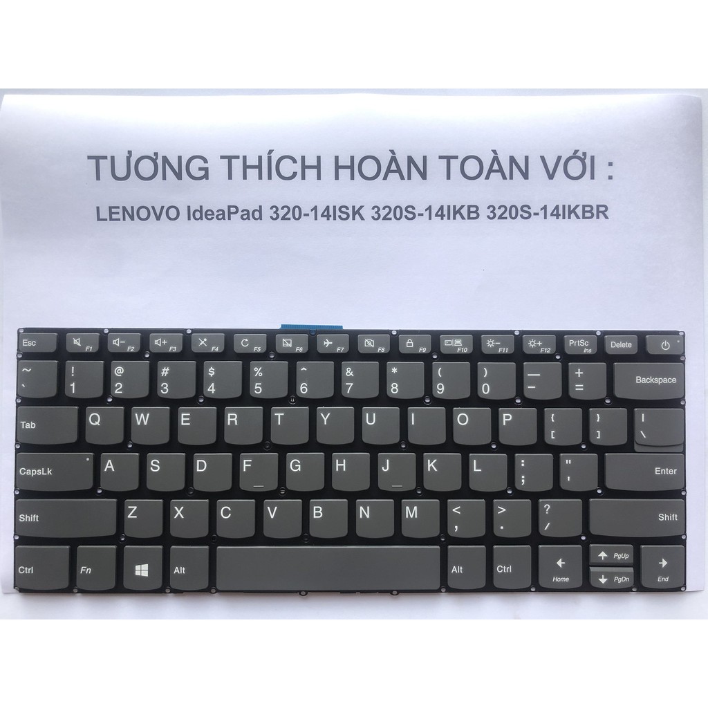 Bàn phím cho Laptop Lenovo IdeaPad 320-14ISK 320S-14IKB 320S-14KBR 320-14 330-14 520S-14 - 520-14Hàng Mới 100%