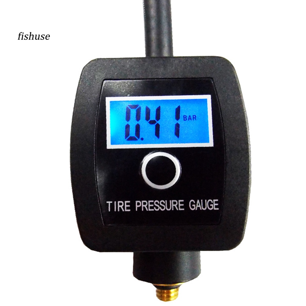 Đồng Hồ Đo Áp Suất Lốp Xe Đạp Có Màn Hình Lcd Kỹ Thuật Số