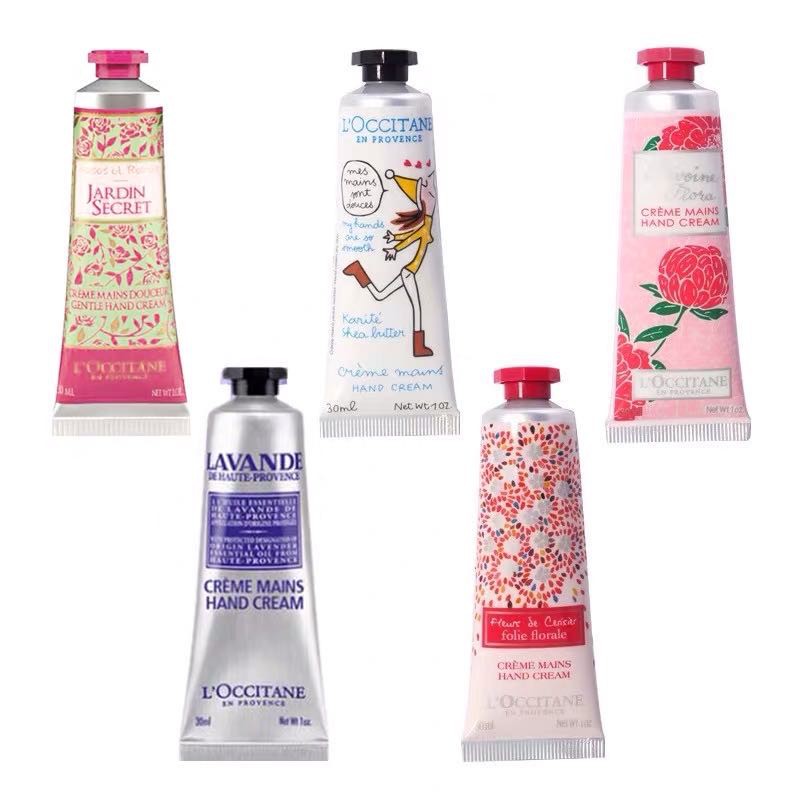 Set 5 tuýp kem dưỡng da tay L'occitane 30ml phiên bản giáng sinh giới hạn | BigBuy360 - bigbuy360.vn