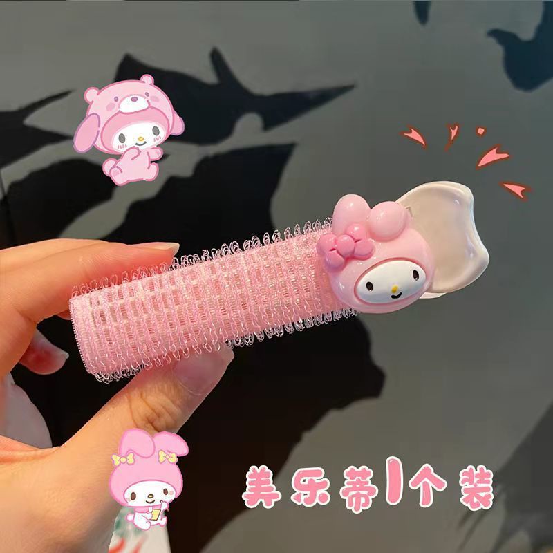 Lô Uốn Tóc Mái Tạo Kiểu Tóc Xoăn Bồng Bềnh Họa Tiết Hoạt Hình
