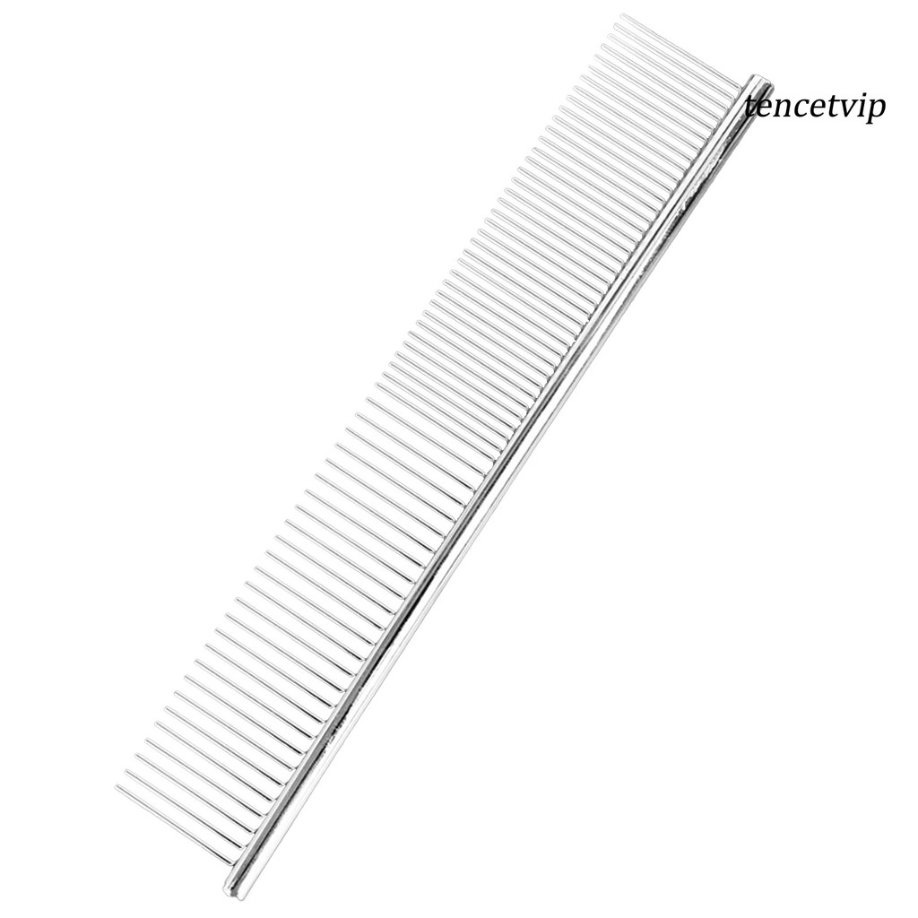 Lược chải lông cho vật nuôi 19cm bằng thép không gỉ