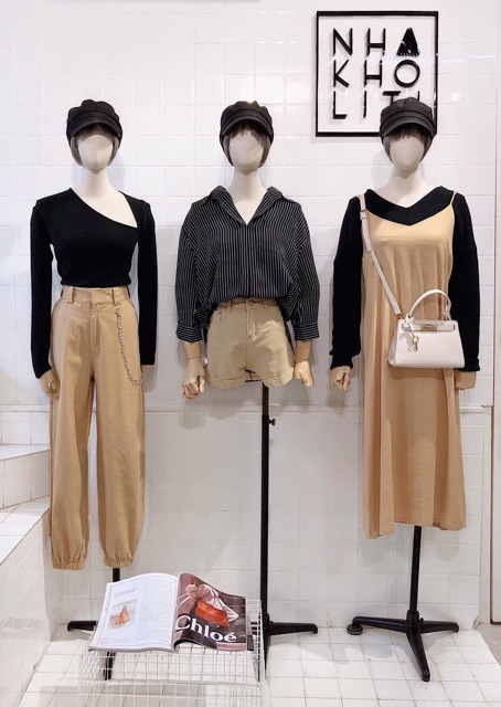 Áo sơ mi đen thanh lý Nhà Kho Liti, freesize, oversize