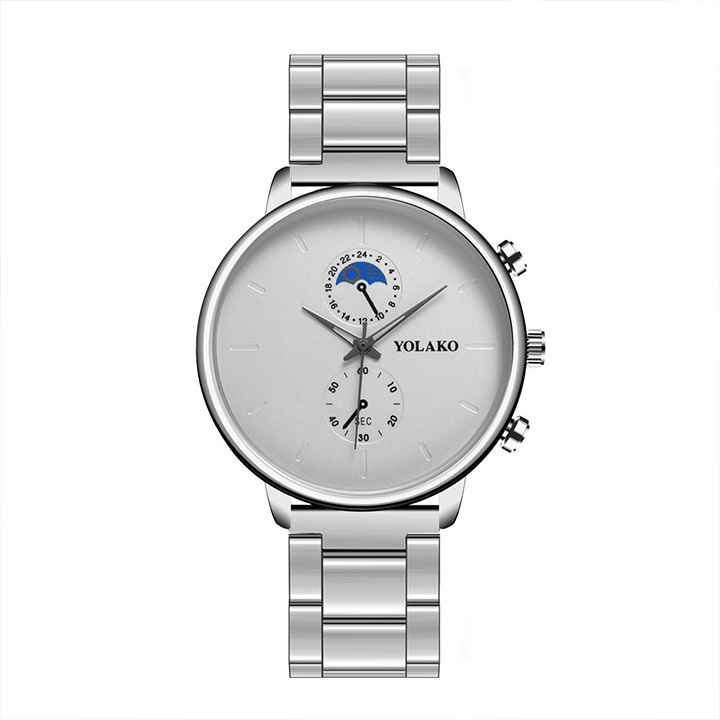 Đồng Hồ Nam YLK02 Dây Da Thiết Kế Sang Trọng Lịch Lãm