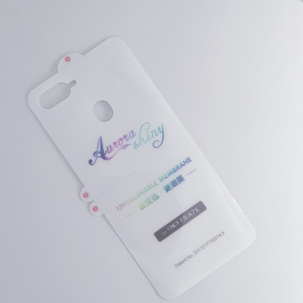 Dán PPF Oppo F7/F9/F5/A5S/A1k/A3s/F3/F1S ba lớp ánh cầu vồng