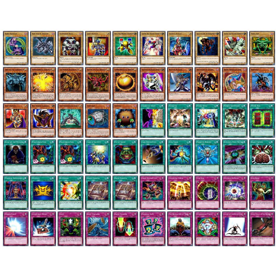 BÀI IN YUGIOH ] Deck moto yugi 72 lá