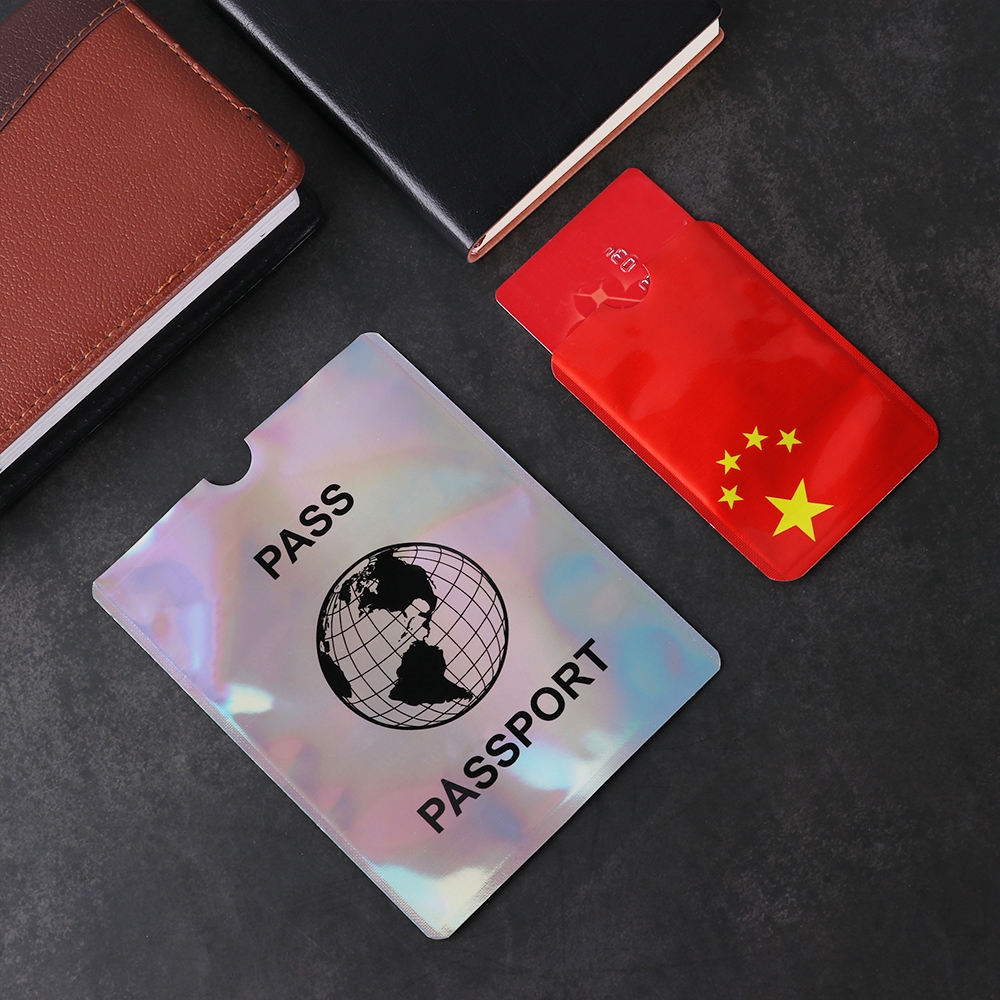 5/10 Túi đựng thẻ card hình cờ các quốc gia độc đáo chất liệu hợp kim nhôm NFC chất lượng cao tiện lợi