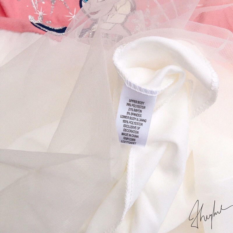 Váy Elisa Frozen cotton co dãn thân dứoi voan bồng 3 lớp màu hồng