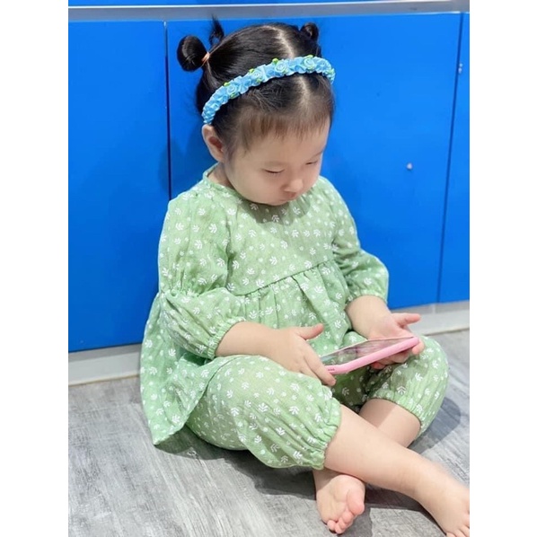 Đồ bộ quần áo thu đông cho bé từ sơ sinh --&gt; 13kg - chất đũi mềm thoáng