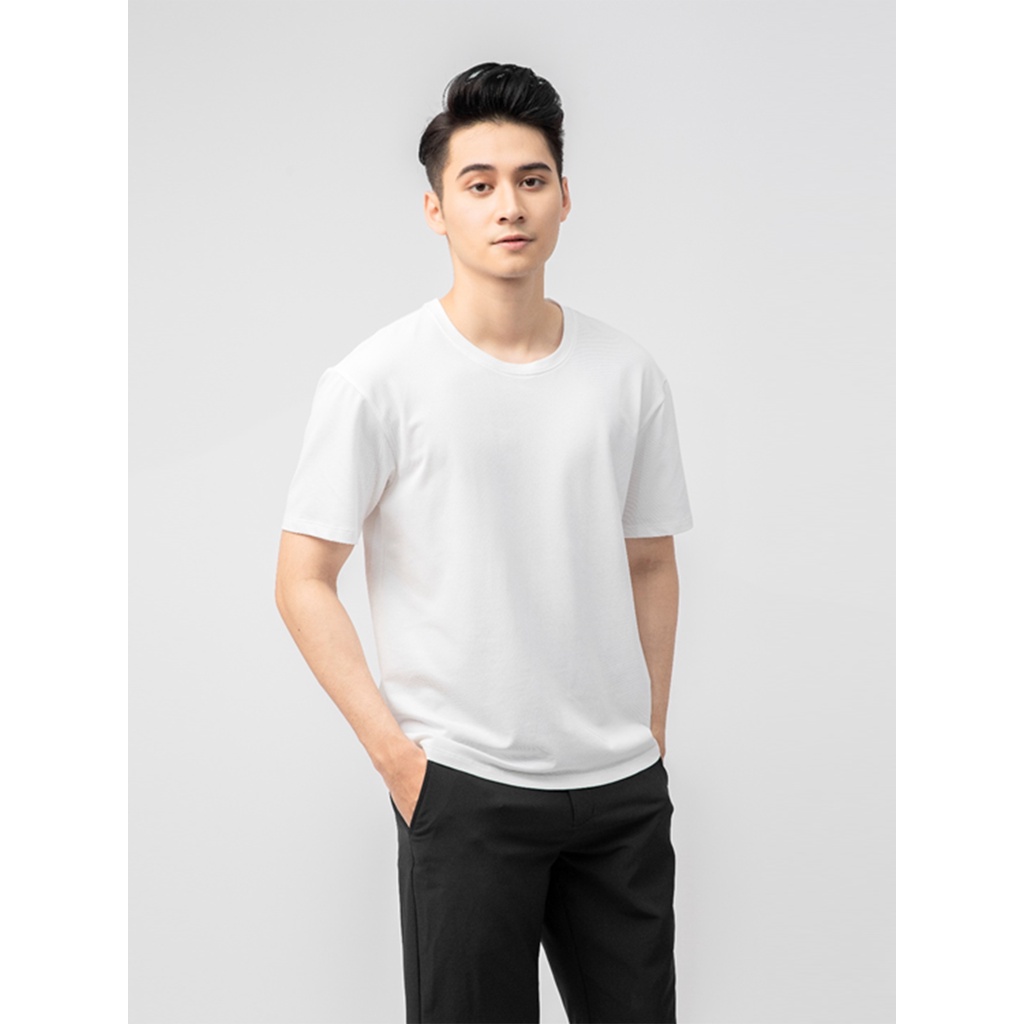 Áo thun nam ngắn tay ARISTINO ATS019S1 dáng suông  nhiều casual fit chất liệu cotton cao cấp