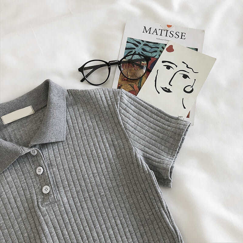 Áo polo nữ áo phông ngắn trơn màu của phụ nữ JH-TX-26