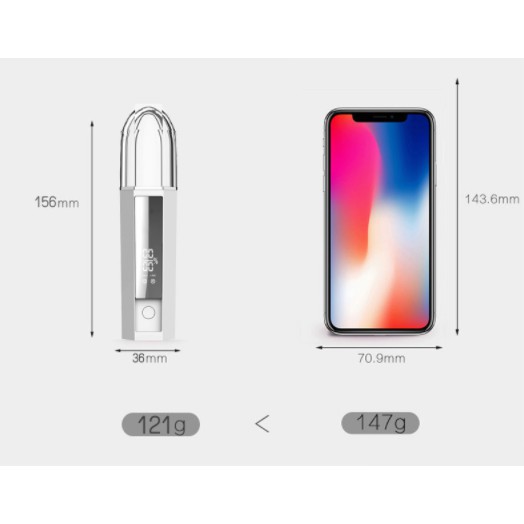 Máy phun sương,máy xông hơi mặt kiêm sạc dự phòng mini giữ ẩm | BigBuy360 - bigbuy360.vn