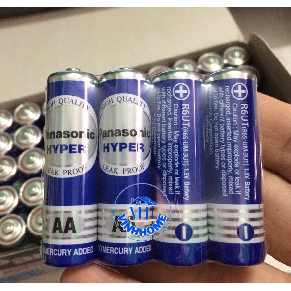Hộp 60 viên pin AA Panasonic tiểu xanh