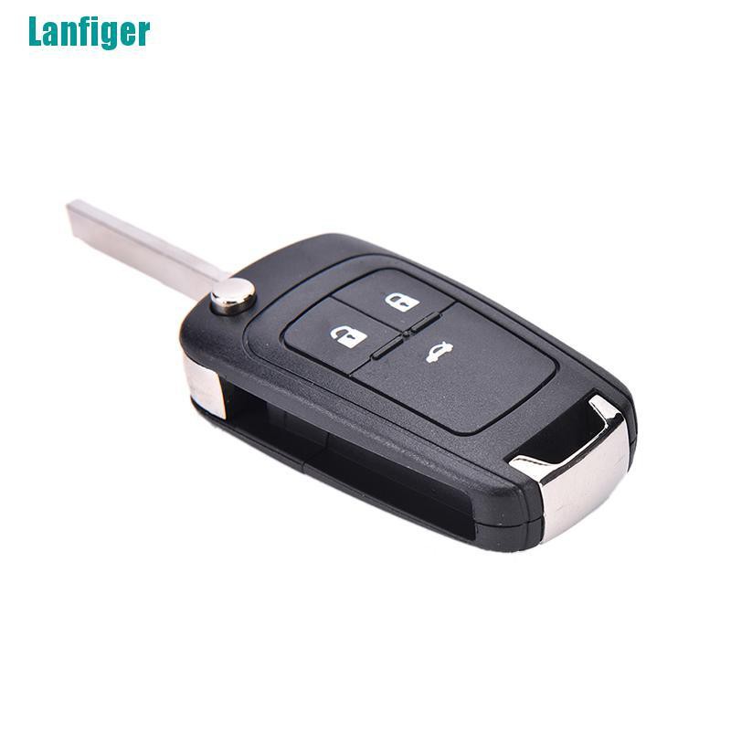 Vỏ Bọc Chìa Khóa Điều Khiển Từ Xa 3 Nút Gấp Được Cho Chevrolet