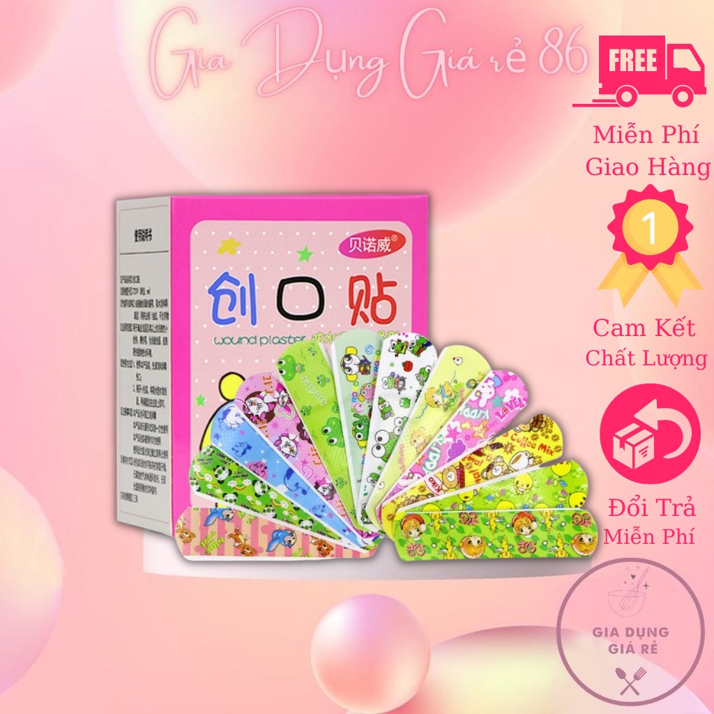 Băng dán y tế cute nhiều hình cho bé