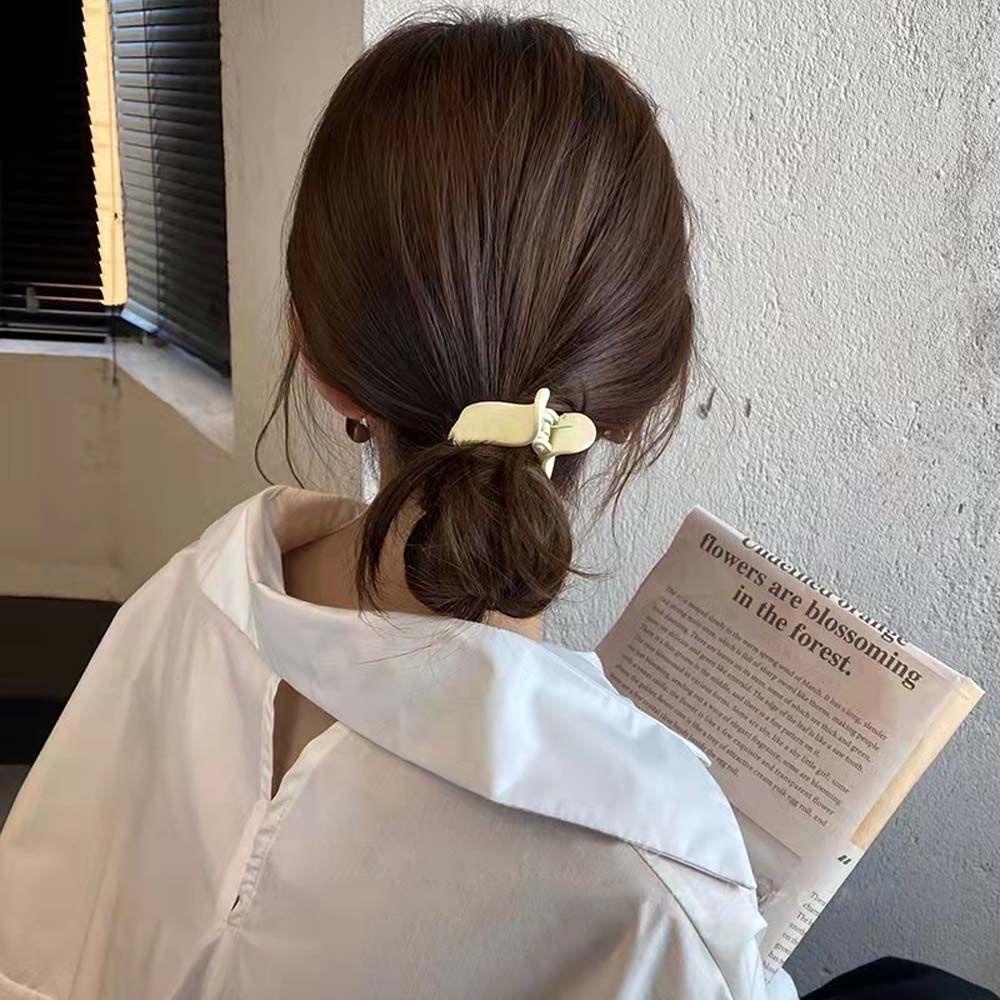 MXGOODS Kẹp Tóc Móng Vuốt Màu Trơn Thiết Kế Sáng Tạo Dễ Thương Cho Bé Gái