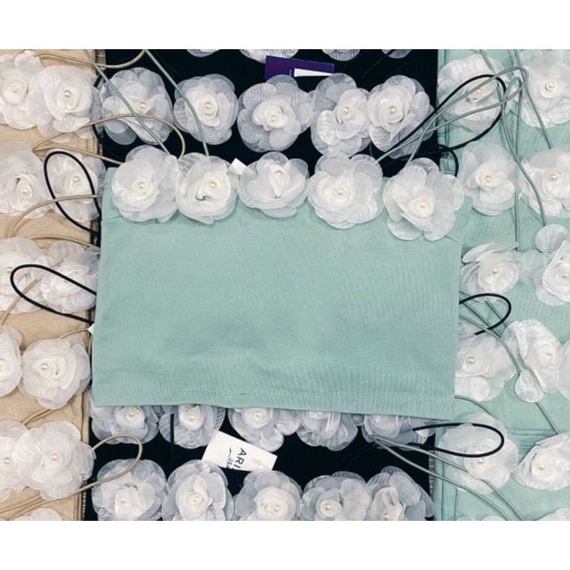 Áo 2 dây họa tiết phối lưới siêu hot sang chảnh ,Áo hai dây lưới ôm ngực hai màu đi biển, bar cực xinhUK