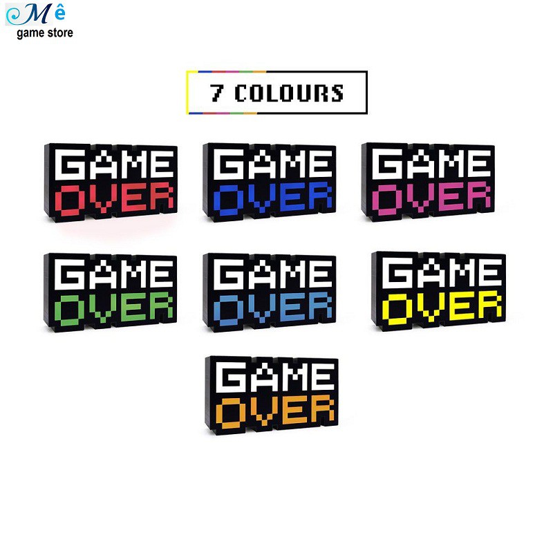 Đèn trang trí Game Over