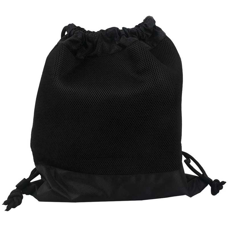 【Hot Sales】Outdoor Women Men Nylon Black Ultralight Backpack Football Basketball Bag String Drawstring  Hiking Gym Sport Bags(Big)