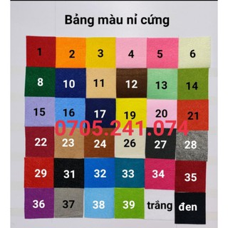 Combo 10 tấm nỉ