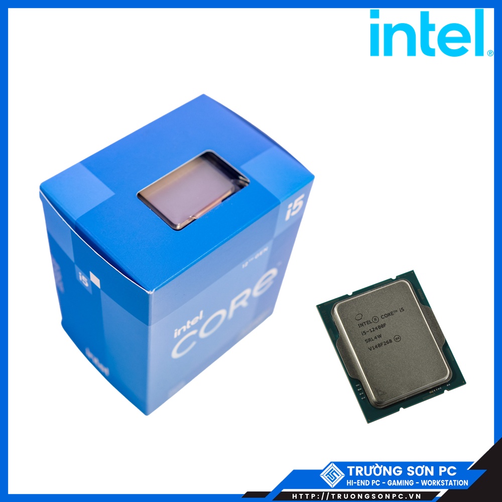 CPU Intel Core i5 12400F (2.5GHz turbo up to 4.4Ghz, 6 Cores 12 Threads, 18MB Cache, 65W) | Full Box Nhập Khẩu