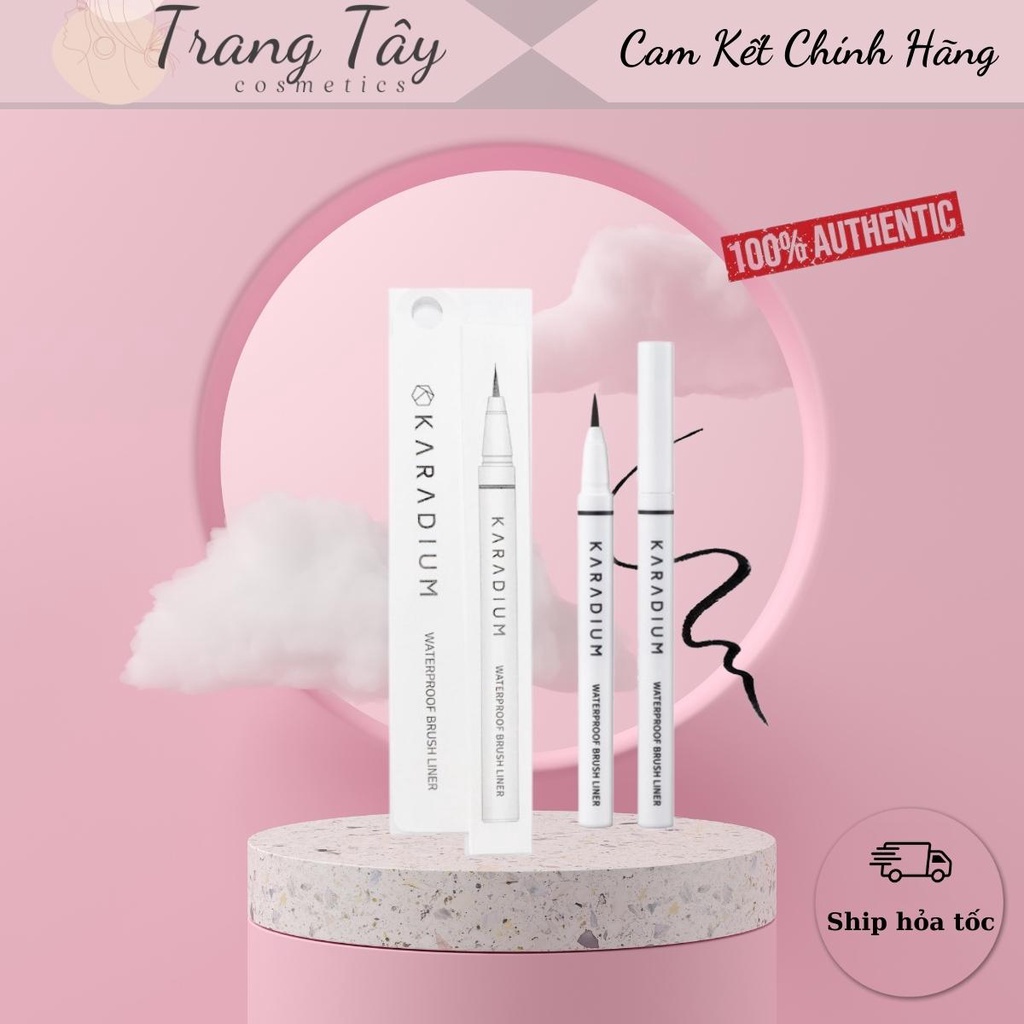 Bút dạ Kẻ Mắt Dạ Karadium Kẻ mắt Dạ Karadium Vỏ Trắng siêu mảnh