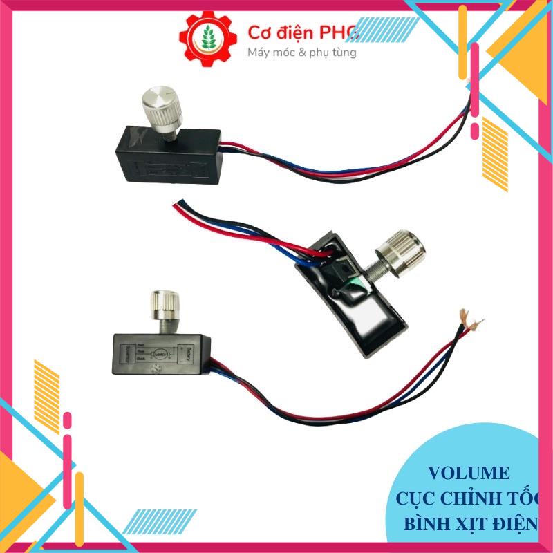 Bộ điều chỉnh tốc độ máy bơm mini - Chiết áp điều tốc 12v - Volume dùng cho bình phun thuốc trừ sâu bằng điện
