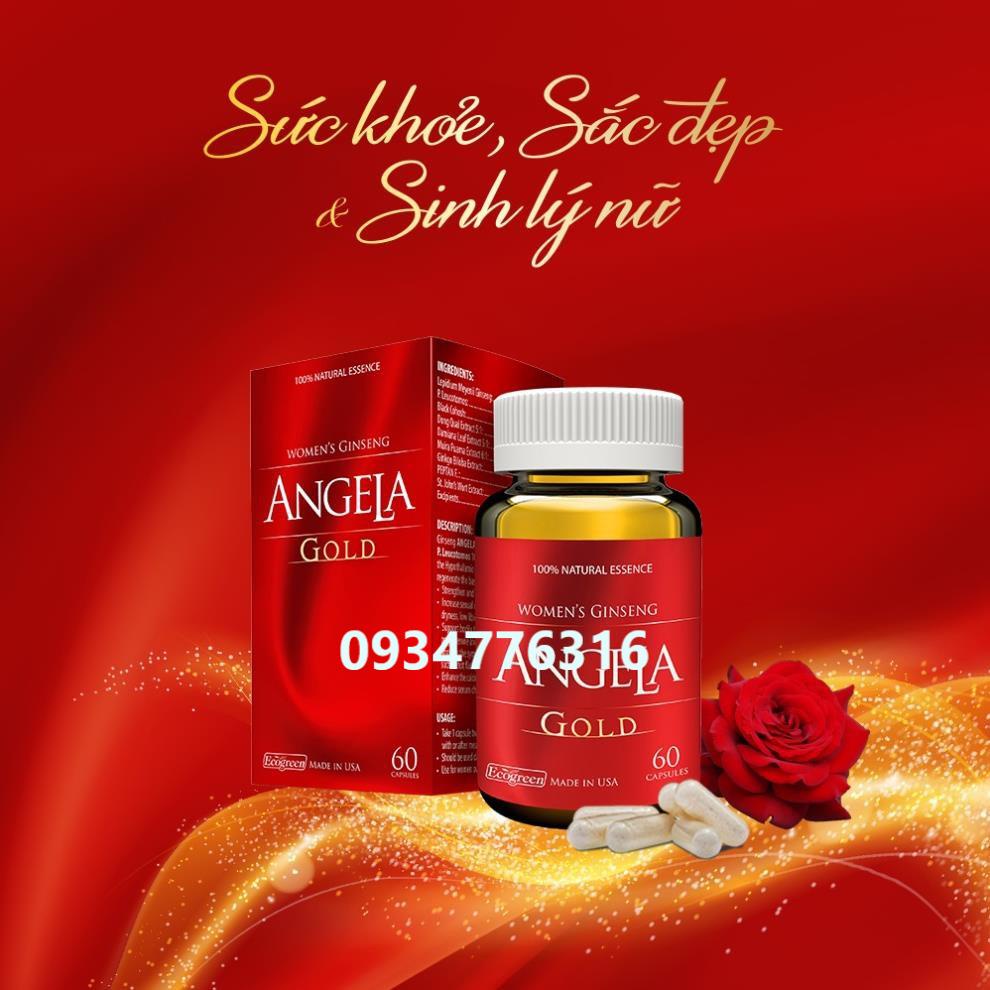 Viên uống ANGELA GOLD tăng cường sinh lý nữ (60 viên)
