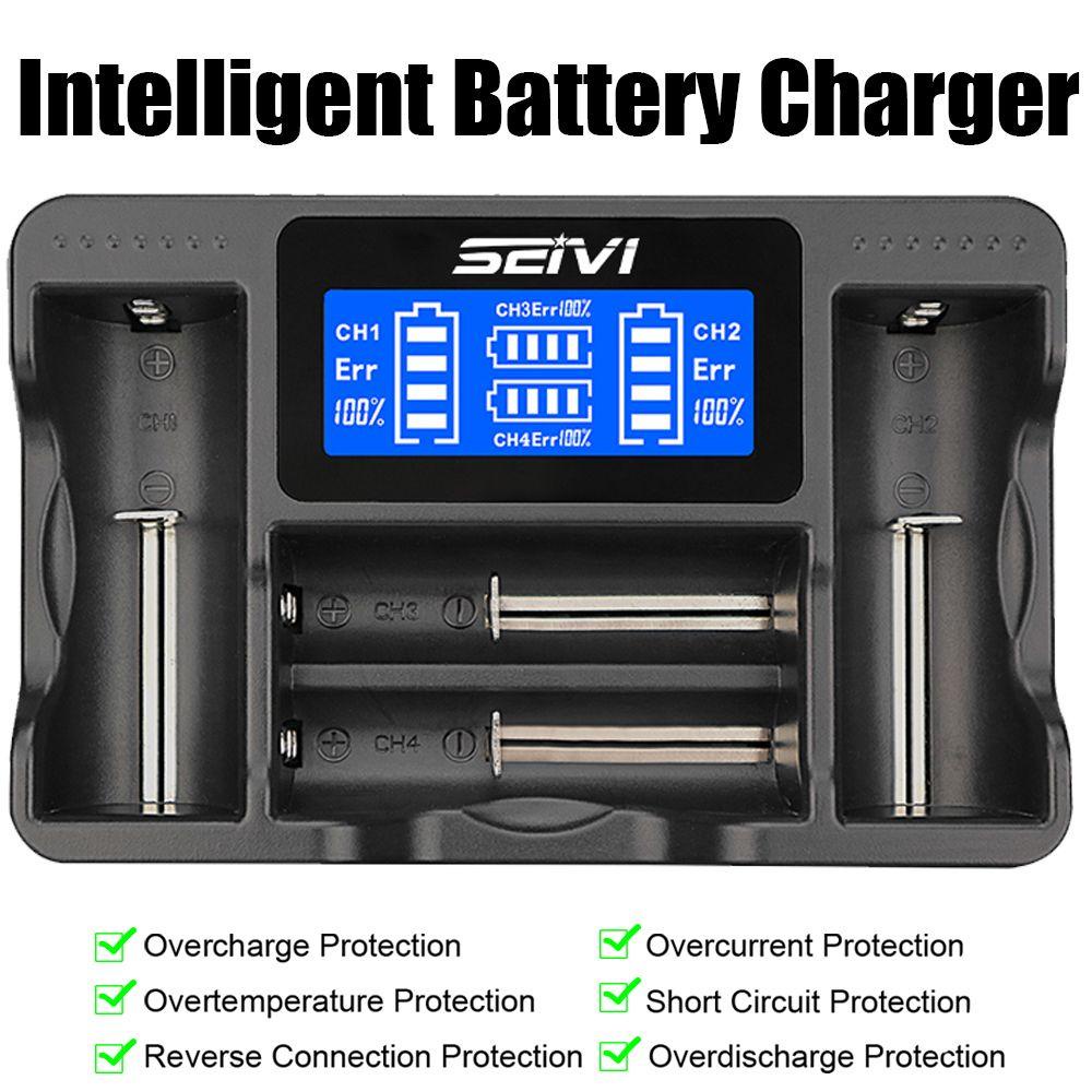 MYRONGVN Đế Sạc Pin Nhanh Thông Minh Có Đèn LED Chỉ Báo Cho Pin AA AAA NI-CD NI-MH