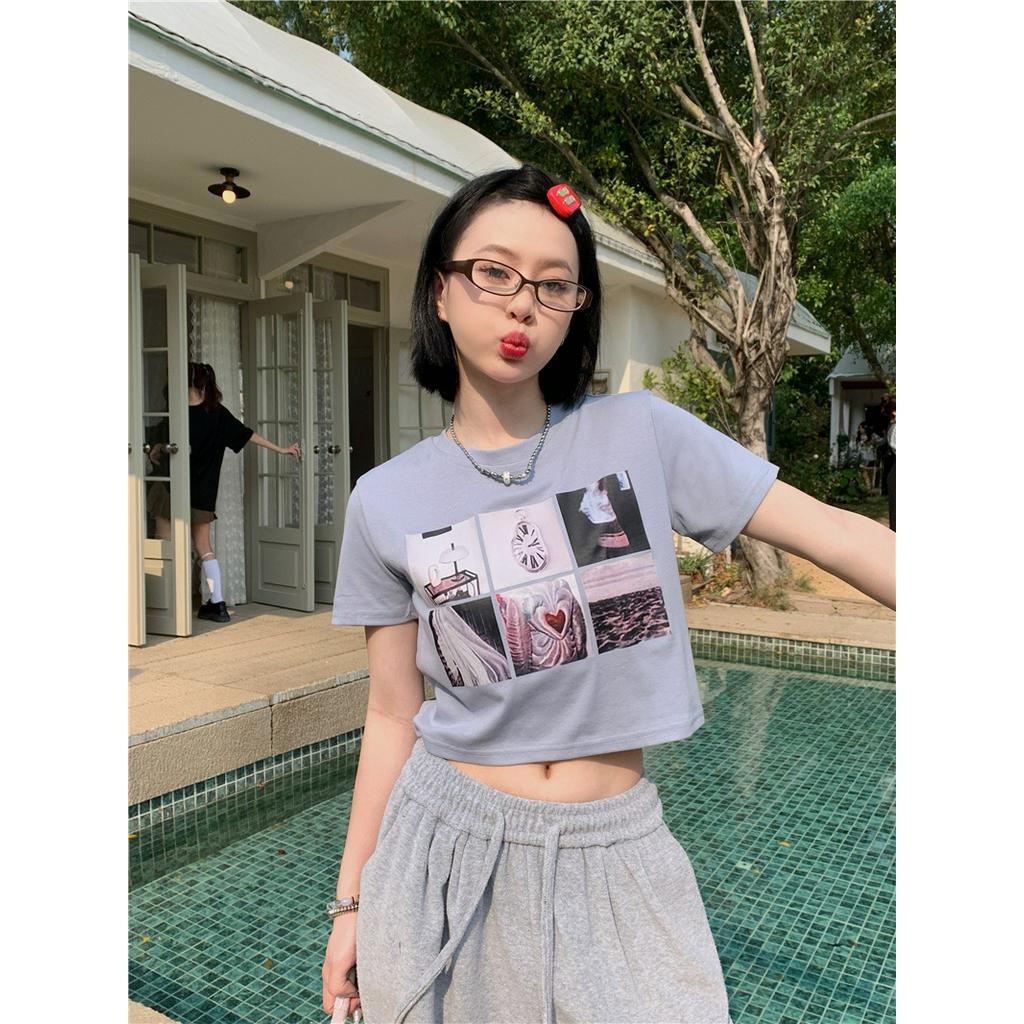 Áo Thun Cộc Tay Dáng Ôm Dễ Phối Đồ 61789