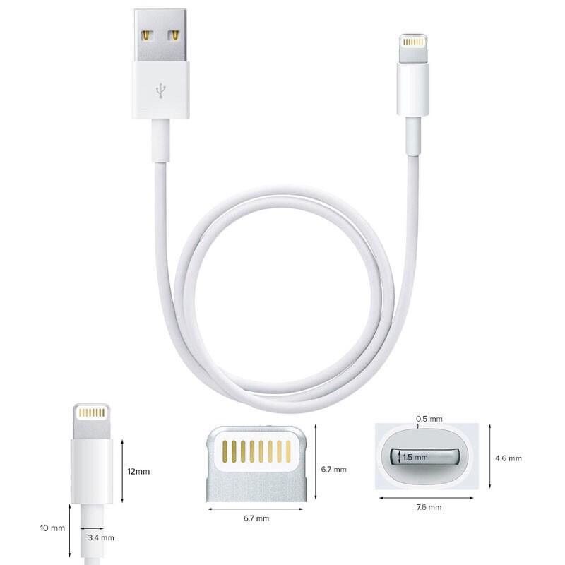 Cáp iphone foxconn - Cáp Sạc lightning Cho Điện Thoại IPad Pin Dự Phòng Tai nghe Bluetooth Airpod airpods i12