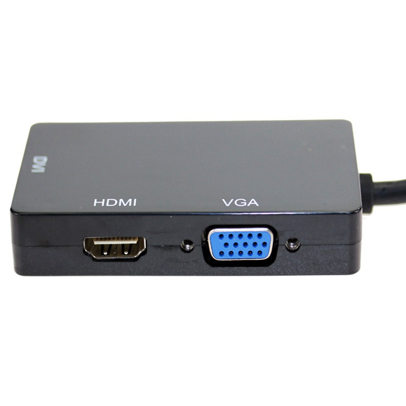 Mini Display Port Thunderbolt to HDMI VGA DVI Adapter For MacBook Pro Mac Air