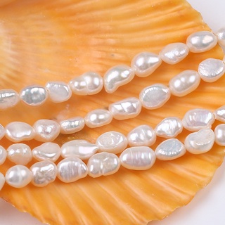 Hạt ngọc trai tự nhiên hình baroque 5-6 mm. 6-7 mm làm trang sức