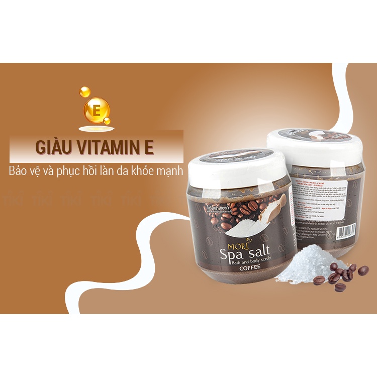 Muối Tắm Tẩy Tế Bào Chết MORI Hương Cà phê 700g