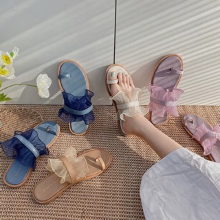 ORDER Dép viền ren, Dép Sandals quai nhún mùa hè - nhiều mẫu