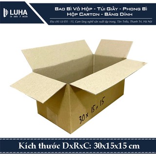 Hộp thùng carton 30x15x15 cm