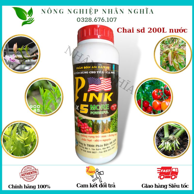 Phân bón lá N - P - K bổ sung vi lượng Fe, Zn, Cu, Mn và Humic giúp cây phục hồi xanh, ra rê, ra hoa chống rụn