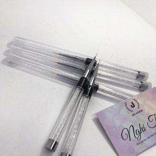 Cọ nét râu cán đá vẽ nét mềm LADURA 9mm