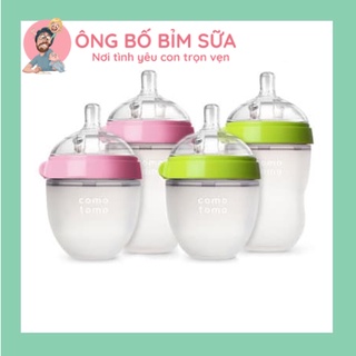 💁💁Bình Sữa Comotomo 150ml/250ml 💁💁Núm Silicon Siêu Mềm.