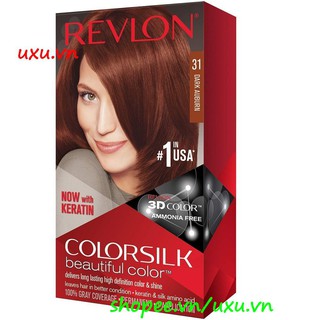 Thuốc Nhuộm Tóc Revlon Số 31 Nâu Đỏ Sẩm Colorsilk, Với uxu.vn Tất Cả Là Chính Hãng.