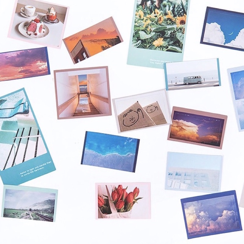 Nhãn Dán Sticker Thủ Công Trang Trí Nghệ Thuật Sáng Tạo