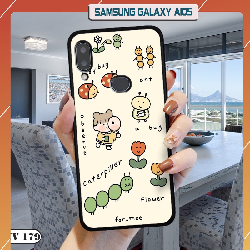Ốp nhám viền dẻo cho điện thoại Samsung Galaxy A10S