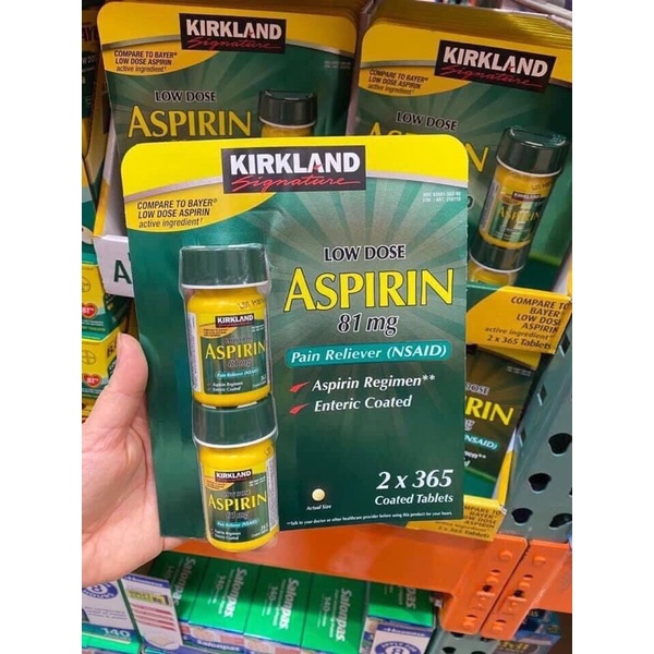  VIÊN KIRKLAND ASPIRIN-81 CỦA MỸ