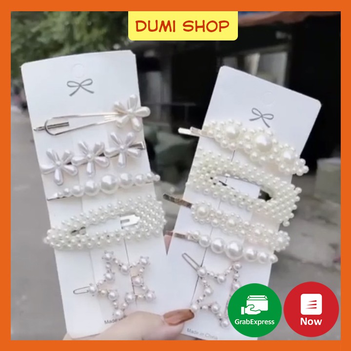 Set 5 Kẹp Mái Xinh Xắn Style Hàn Quốc Hot Tiktok Douyin - Dumi Shop